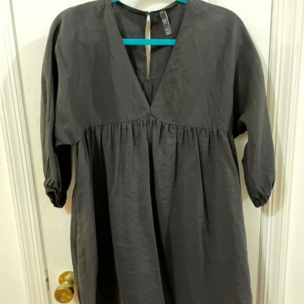 Zara - Black Babydoll Dress Size M